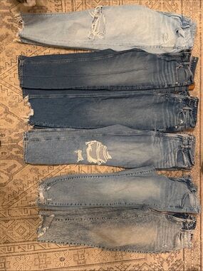 Light Blue Distressed Women’s Jeans - Casual Slim Fit
